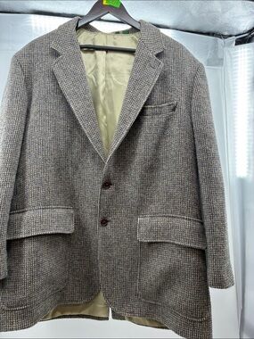 Orvis Black Men's Sport Coat - Single-Breasted Blazer